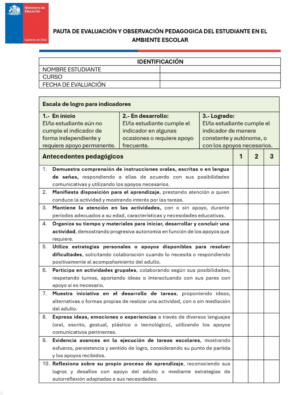 Vista previa: Informe para el profesor